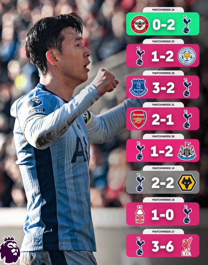  不容易！熱刺終結(jié)英超7輪不勝，此前7場(chǎng)僅1平6負(fù)