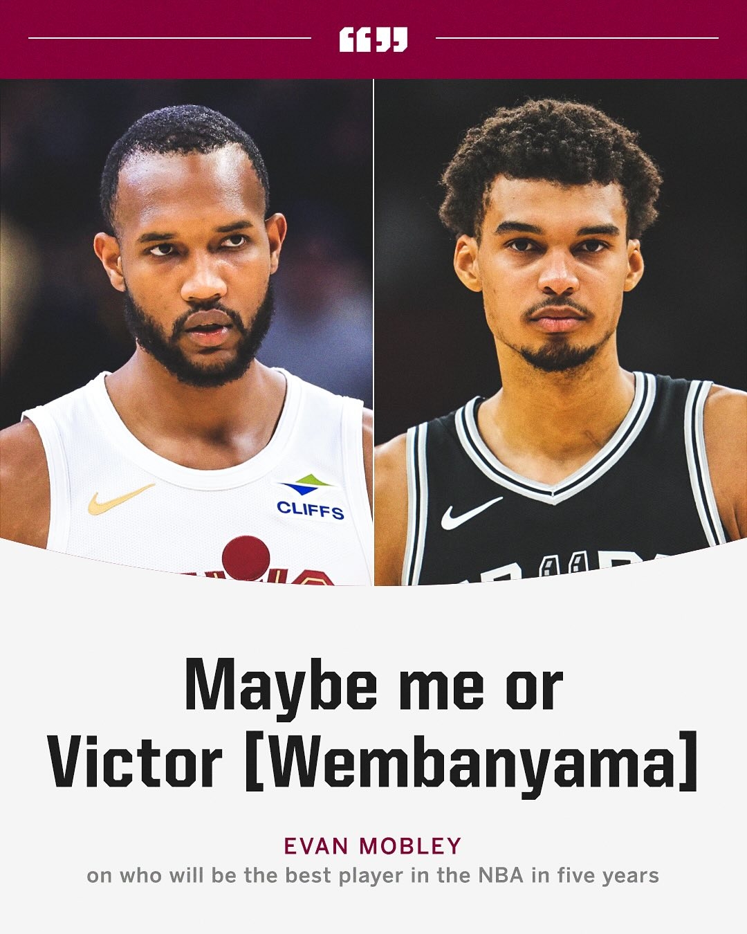  未來5年NBA最好的球員會(huì)是誰(shuí)？莫布里：可能是我或者文班亞馬